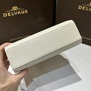 Delvaux White Crush Bag 19x7x15cm - 3