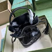 Gucci Blondie Mini Bucket Bag Black 15x19x8cm - 5