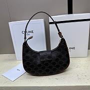 Celine Ava Triomphe Soft Bag Tan 23x13.5x6cm - 5