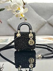 Dior Mini Lady Black 17cm - 1