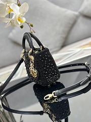 Dior Mini Lady Black 17cm - 4