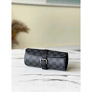 Louis Vuitton LV 3 Watch Case Black 20×9×9.5cm - 1