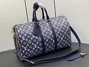 Louis Vuitton LV Keepall Bandoulière 45 Blue 45 x 27 x 20 cm - 4