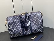 Louis Vuitton LV Keepall Bandoulière 45 Blue 45 x 27 x 20 cm - 3