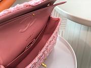 Chanel Flap Bag Pink Tweed Gold 25cm - 6