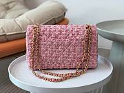 Chanel Flap Bag Pink Tweed Gold 25cm - 2