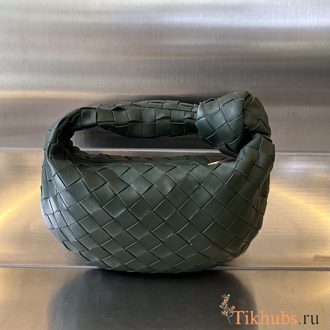 Bottega Veneta Mini Jodie Tote Green 23x28x8cm - 1