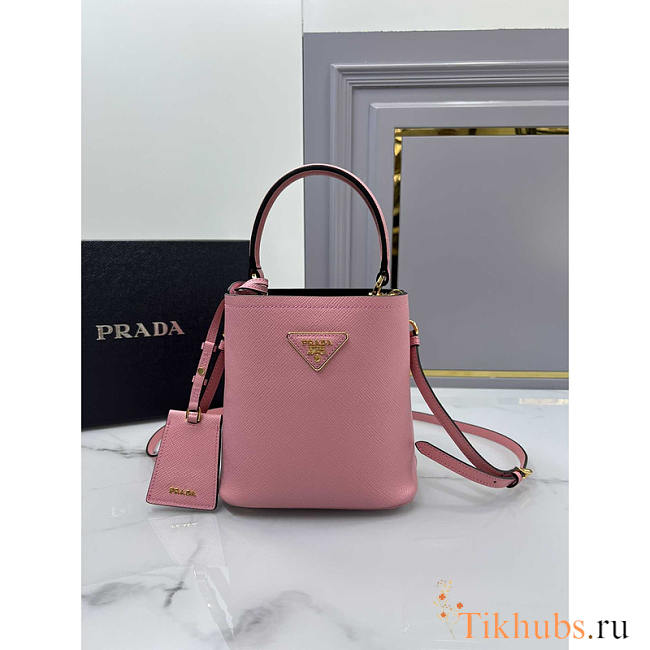 Prada Small Panier Bag Pink 15x16x9.5cm - 1