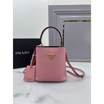 Prada Small Panier Bag Pink 15x16x9.5cm