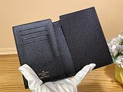 Louis Vuitton LV Passport Cover Black Beige 10 x 14 x 2.5 cm - 2