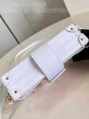 Louis Vuitton LV Petite Malle H27 White 20 x 12.5 x 6 cm - 3