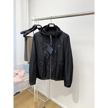 Prada Re-Nylon Regenerated Nylon Jacket Black