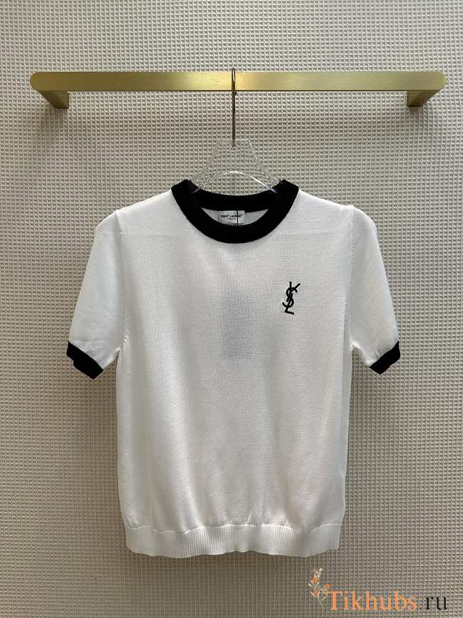 YSL T-shirt White - 1