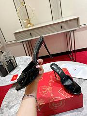 Christian Louboutin Me Dolly 100mm Mules Black Patent - 5