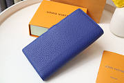 Louis Vuitton LV Vertical Wallet Blue 19.5x10cm - 3