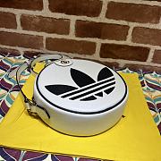 Adidas x Gucci Ophidia Small White Shoulder Bag 22x22x7cm - 2