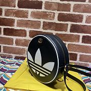 Adidas x Gucci Ophidia Small Black Shoulder Bag 22x22x7cm - 5