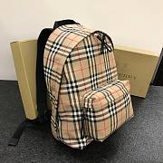 Burberry Check-print Backpack 30x14x42cm - 3