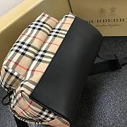 Burberry Check-print Backpack 30x14x42cm - 2