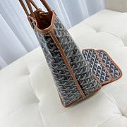 Goyard Anjou PM Bag Tan Black 47x28x15cm - 5