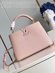 Louis Vuitton LV Capucines BB Milky Way Pink 27 x 18 x 9cm - 1