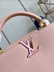 Louis Vuitton LV Capucines MM Milky Way Pink 31.5x20x11cm - 5