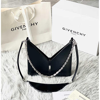Givenchy Small Cut Out Black Bag With Chain 27x27x6cm