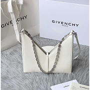 Givenchy Small Cut Out White Bag With Chain 27x27x6cm - 1