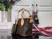 Louis Vuitton LV Neverfull BB Peony Pink 24x9x14cm - 3