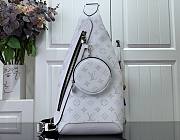 Louis Vuitton LV Duo Sling Bag Taigarama White 20 x 42 x 6 cm - 1