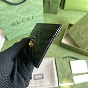 Gucci GG Marmont Card Case Black 10x7cm - 2