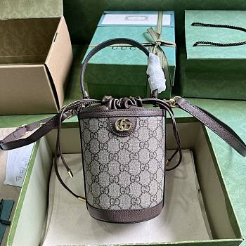 Gucci Ophidia Mini Bucket Bag 11.5x20x8cm