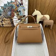 Hermes Kelly Epsom Tan Gold 25cm - 1