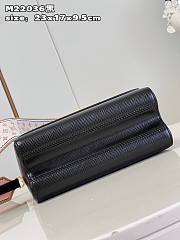 Louis Vuitton LV Twist MM Black Epi 23 x 17 x 9.5 cm - 6