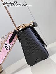 Louis Vuitton LV Twist MM Black Epi 23 x 17 x 9.5 cm - 5