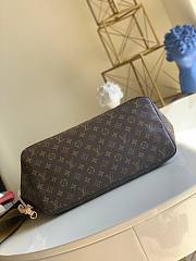 Louis Vuitton Neverfull Shopping Bag M41177 Monogram With Red - 6