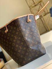 Louis Vuitton Neverfull Shopping Bag M41177 Monogram With Red - 4