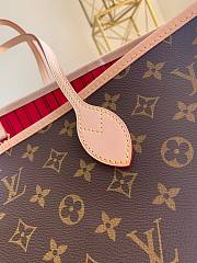 Louis Vuitton Neverfull Shopping Bag M41177 Monogram With Red - 3