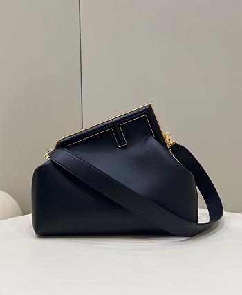 Fendi First Medium Bag Black 32.5 × 23.5 × 15 cm
