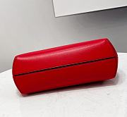 Fendi First Small Red Leather Bag 26x9.5x18cm - 5