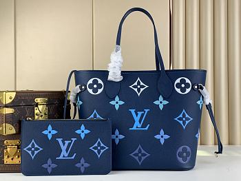 Louis Vuitton LV Neverfull MM Blue Gradient 31 x 28 x 14 cm