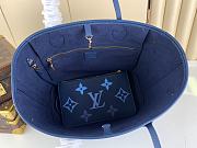 Louis Vuitton LV Neverfull MM Blue Gradient 31 x 28 x 14 cm - 3