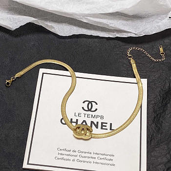 Chanel Snake Bone Necklace Gold