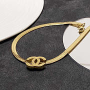 Chanel Snake Bone Necklace Gold - 4