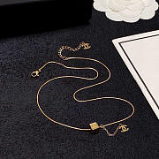 Chanel CC Pendant Necklace Gold - 2