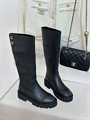 Chanel Long Boots Black - 1