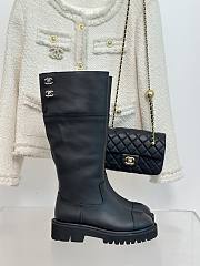 Chanel Long Boots Black - 2