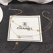 Chanel Logo Necklace Gold - 1