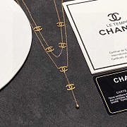 Chanel Logo Necklace Gold - 2