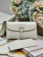 Dior Bobby East-West Pouch Chain White 21.5 x 12 x 4 cm - 1